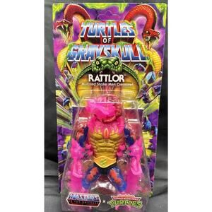 Turtles of Grayskull MOTU Origins Rattlor Action Figure Reptile Wars New